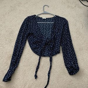 Floral Tie Top